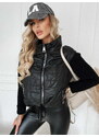 Fashionweek Dámská prošívaná bunda s pletenými rukávy NB2301