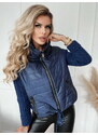 Fashionweek Dámská prošívaná bunda s pletenými rukávy NB2301