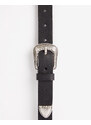 Dáský Pásek Wrangler Western Buckle Belt Black 90 C