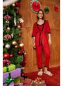 DEFACTO Fall in Love Regular Fit Wrap Collar Robe