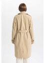 DEFACTO Waterproof Regular Fit Belted Trench Coat