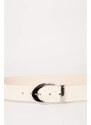 DEFACTO Woman Oval Buckle Faux Leather Classic Belt