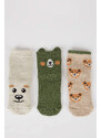 DEFACTO Baby Boy Anti-Slip Sole Cotton Long Socks