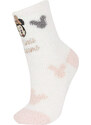 DEFACTO Girl Mickey & Minnie Licensed Terry Socks