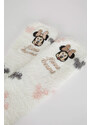 DEFACTO Girl Mickey & Minnie Licensed Terry Socks