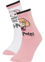 DEFACTO Girl Harry Potter 2 Piece Cotton Long Socks