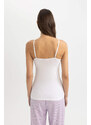 DEFACTO Fall in Love Rope Strap Padded Cotton Undershirt
