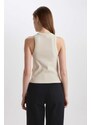 DEFACTO Slim Fit Camisole Halter Collar Undershirt