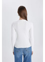 DEFACTO Half Turtleneck Long Sleeve T-Shirt Tunic