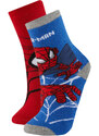 DEFACTO Boy Spiderman Licensed 2 piece Winter Socks