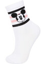 DEFACTO Girl Disney Mickey & Minnie 2 Piece Cotton Long Socks