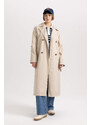 DEFACTO Waterproof Relax Fit Trench Coat