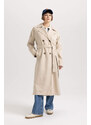 DEFACTO Waterproof Relax Fit Trench Coat