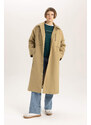 DEFACTO Relax Fit Hooded Trench Coat