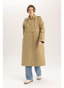 DEFACTO Relax Fit Hooded Trench Coat