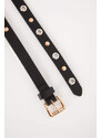 DEFACTO Woman Square Clasp Faux Leather Classic Belt