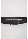 DEFACTO Man Rectangle Clasp Faux Leather Classic Belt