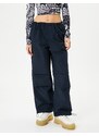 Koton Oversize Parachute Trousers Layer Detail Pocket Cotton