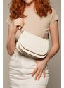 Marjin Women's Adjustable Strap Shoulder Bags Beige