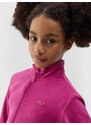 Dívčí fleece se stojáčkem regular 4F - růžový