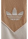 Bavlněné tričko adidas Originals hnědá barva, IT7262