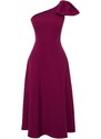 Trendyol Damson Bow Detailed Woven Elegant Evening Dress