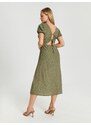 Sinsay - Midi šaty - olivová
