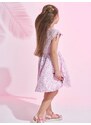 Sinsay - Nabírané šaty - pastelová růžová