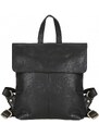 Lederart Dámský kožený batoh LA - 1191 černý