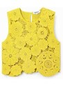 Dámské triko DESIGUAL 24SWTK98 8000 TS_YELLIT 8000 YELLOW