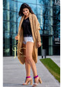 Fashionweek Dlouhý teplý svetr s velmi originálním střihem MAX H098