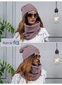 Fashionweek Moderni zimní set čepice a šála,pletený tunel FAN01/K40