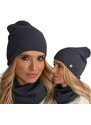 Fashionweek Exkluzivní alpakový zimní set čepice a šála,pletený tunel ZIZI-AL1
