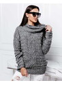 Fashionweek Oversize svetr golfový svetr, roláková tunika NB3924