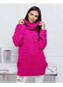 Fashionweek Oversize svetr golfový svetr, roláková tunika NB3924
