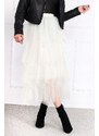 Fashionweek Dámská MAXI Tylová sukně ROCK STAR S1929