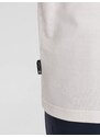 Ombre Clothing Atraktivní bílá polokošile V4 POSS-0127