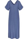 Dámské plážové šaty Beach MyWear Maxi Dress sd - BLUE - modré 3872 - TRIUMPH
