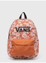 Dětský batoh Vans OLD SKOOL GROM BACKPACK oranžová barva, velký, vzorovaný