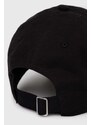 Bavlněná baseballová čepice Puma Downtown Low Curve Cap černá barva, s aplikací, 025312
