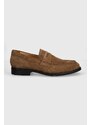 Semišové mokasíny Vagabond Shoemakers MARIO pánské, hnědá barva, 4961-040-19