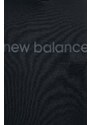 Mikina New Balance MT41571BK pánská, černá barva, s kapucí, s aplikací, MT41571BK