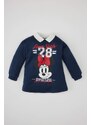 DEFACTO Regular Fit Mickey & Minnie Licensed Long Sleeve Knitted Dress