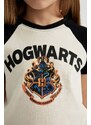 DEFACTO Crop Harry Potter Licensed Short Sleeve T-shirt