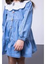 DEFACTO Baby Girl Long Sleeve Jean Dress