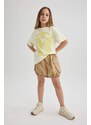 DEFACTO Girl Poplin Regular Fit Skirt