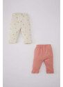 DEFACTO Baby Girl Rainbow Printed 2 Piece Sweatpants