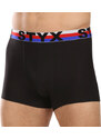 Pánské boxerky Styx sportovní guma černé trikolóra (G1960)