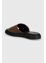 Semišové pantofle Vagabond Shoemakers CONNIE dámské, hnědá barva, na platformě, 5757-250-19
