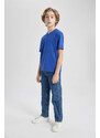 DEFACTO Boy Regular Fit V Neck Short Sleeve T-Shirt